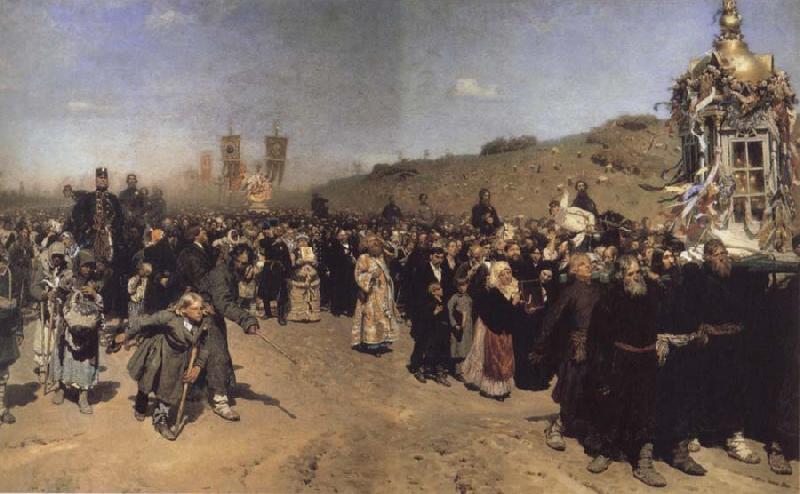 Ilya Repin Religious Procession in kursk province China oil painting art